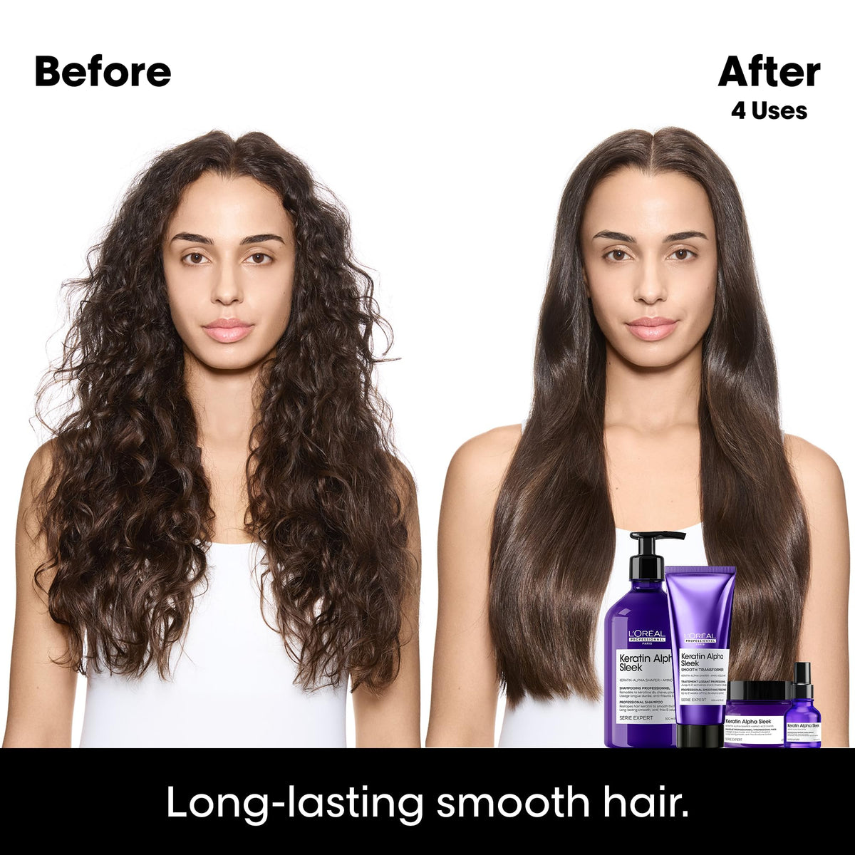 L'Oréal Professionnel product label detail highlighting key ingredients and benefits