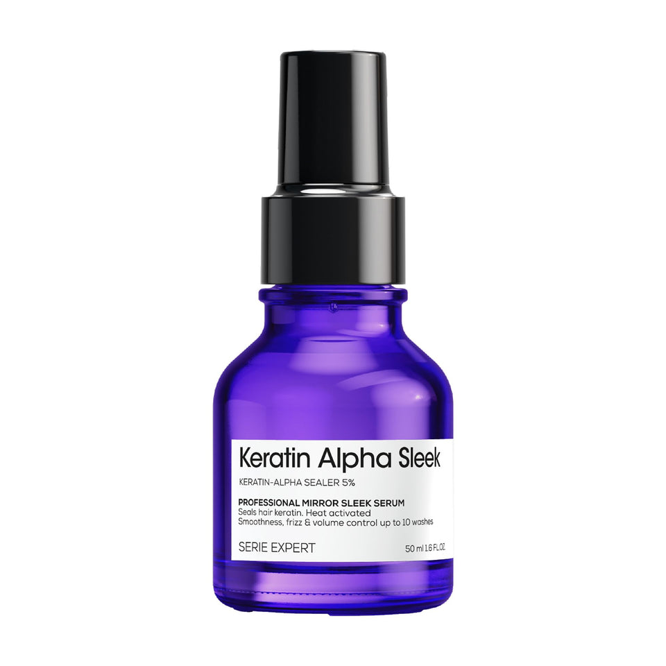 L'Oréal Professionnel bottle front packaging showing sleek serum benefit