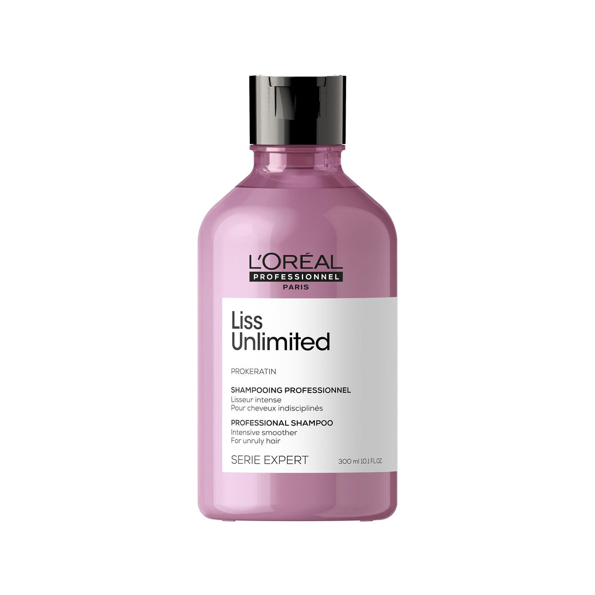 L'Oréal Professionnel Paris front packaging showing product and benefit of frizz control