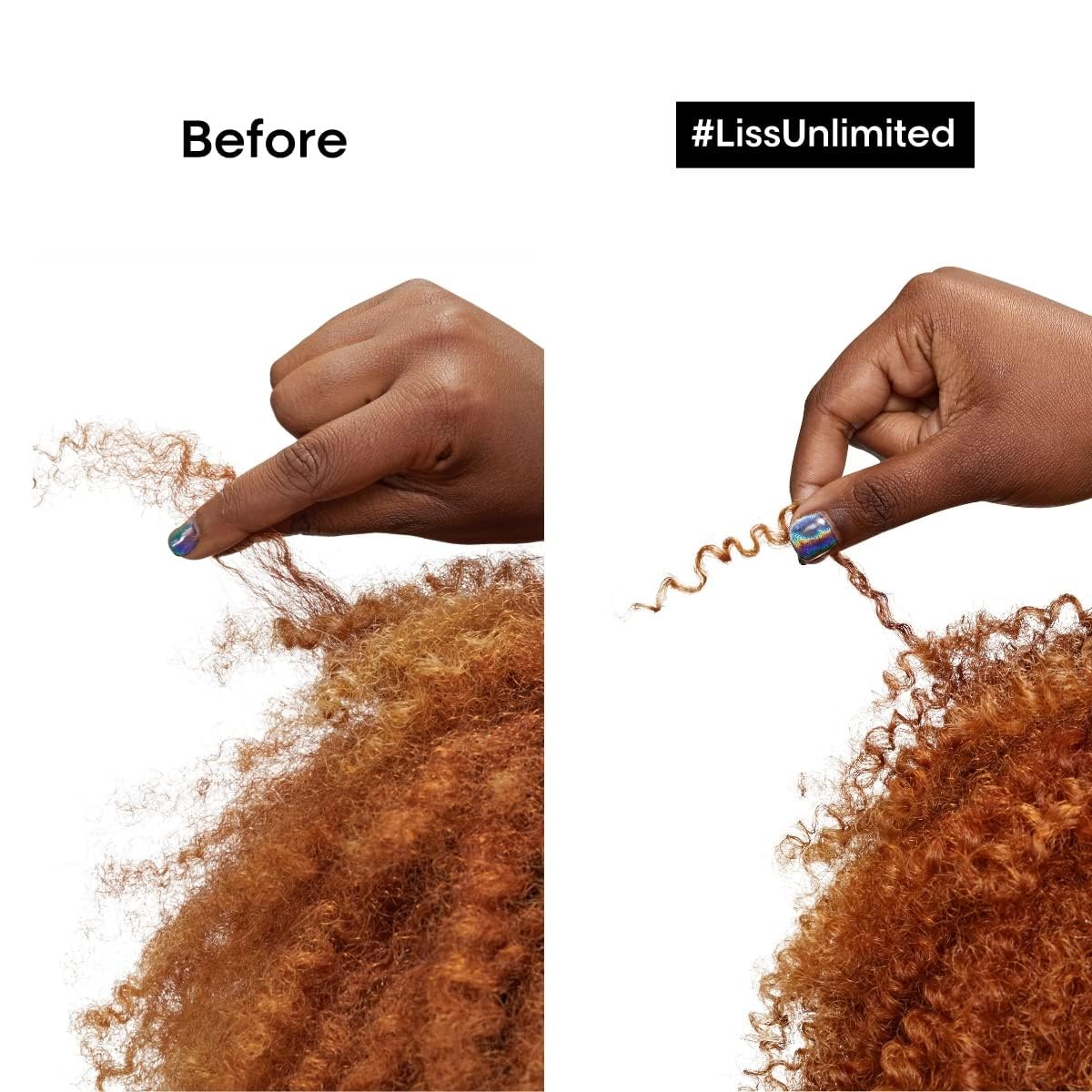 L'Oréal Professionnel Paris pouring shampoo texture illustrating gentle hydration benefit