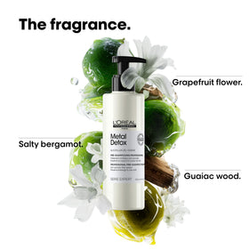 L'Oréal Professionnel bottle in hand for size comparison and convenience