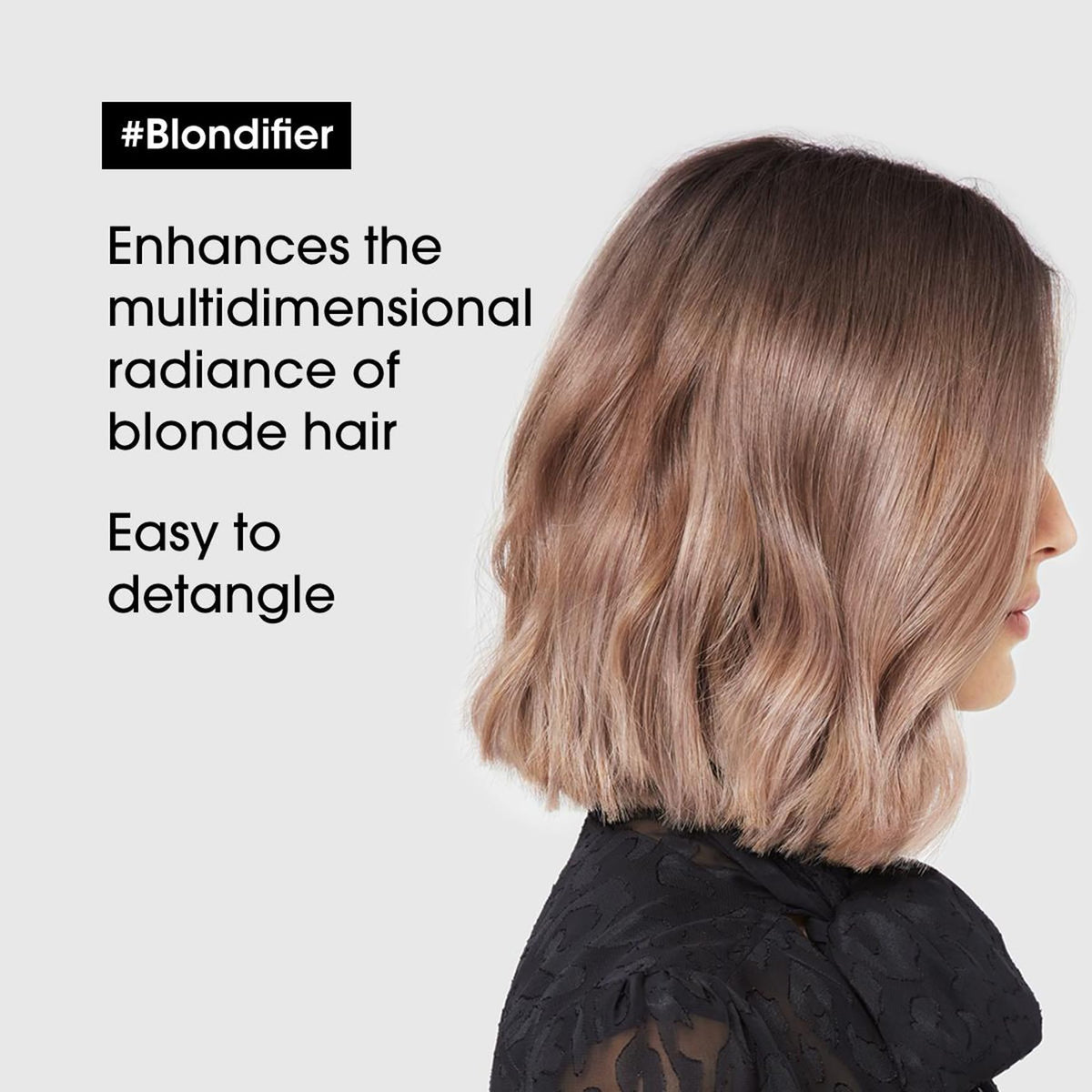 L'Oréal Professionnel Paris Blondifier creamy texture close-up for smooth nourishment