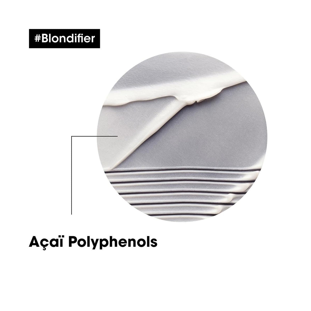 L'Oréal Professionnel Paris Blondifier applied to blonde hair to reduce brassiness