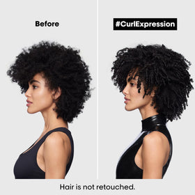 L'Oréal Professionnel Paris mask used to pre-detangle curls for reduced breakage