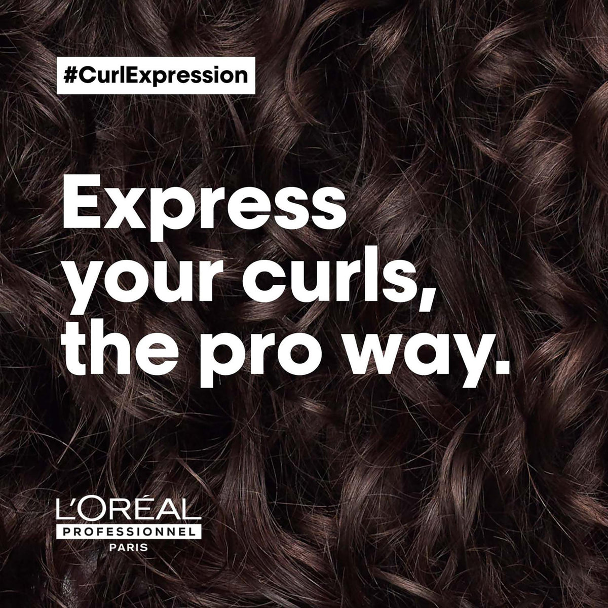 L'Oréal Professionnel Paris jar in hand showing product size and travel-friendly benefit