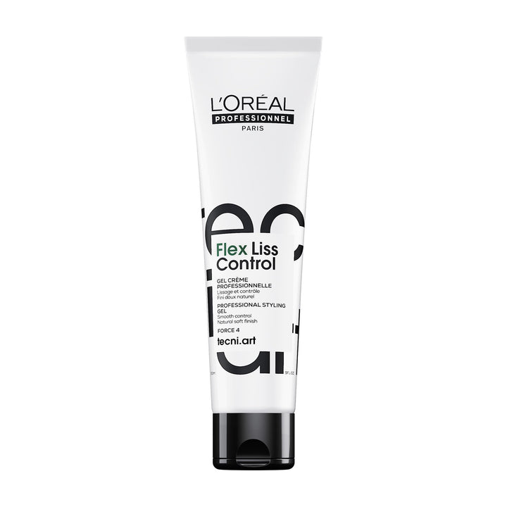 L'Oréal Professionnel Paris front packaging showing product benefits and brand