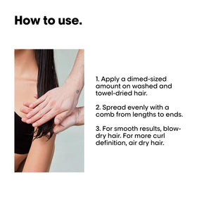 L'Oréal Professionnel Paris product in use during blow-drying for frizz control