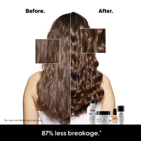 L'Oréal Professionnel Paris pump dispensing lightweight cream for easy application