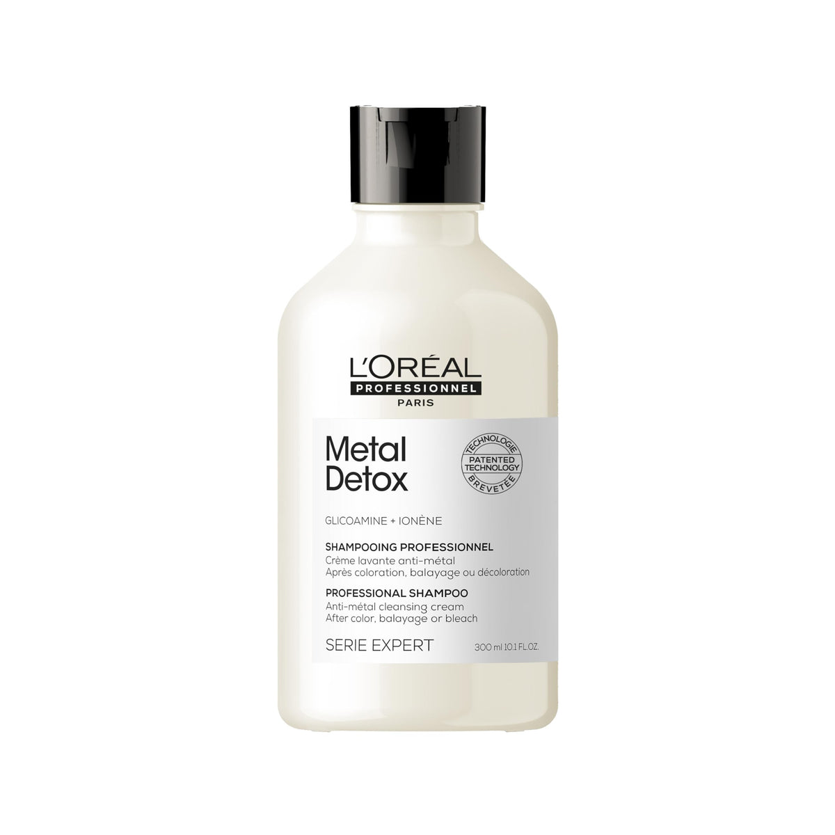 L'Oréal Professionnel Paris front bottle view showing product and benefits