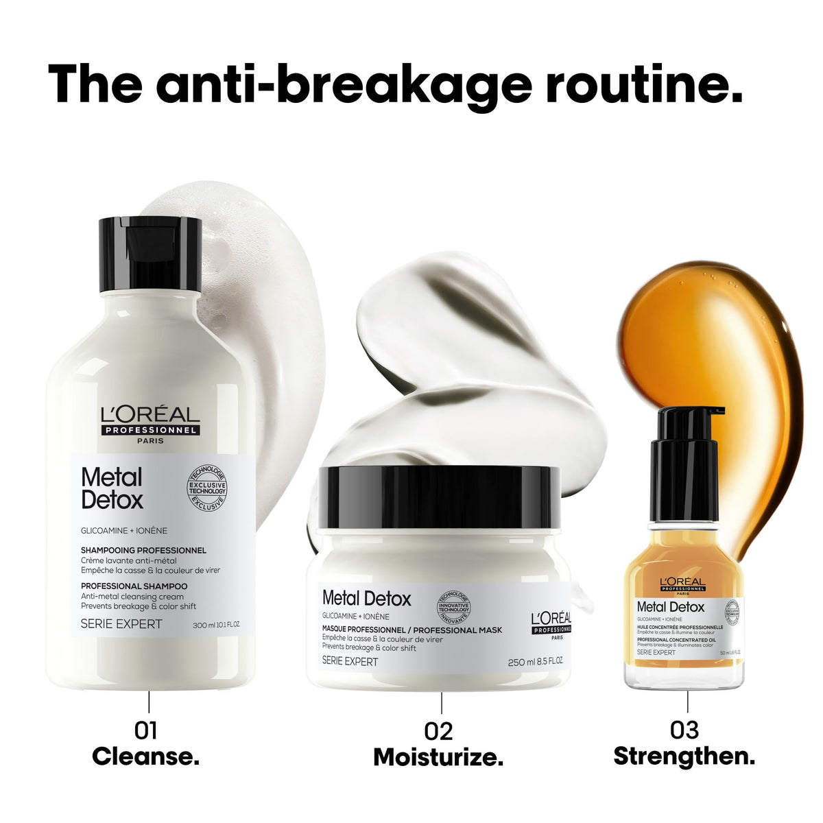 L'Oréal Professionnel Paris Metal Detox shampoo with mask for regimen