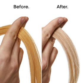 L'Oréal Professionnel open cap and creamy purple shampoo texture for even deposit