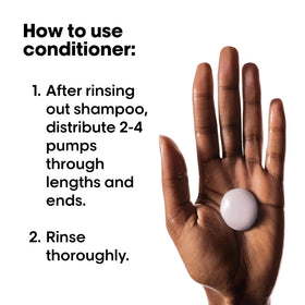 L'Oréal Professionnel Paris conditioner applied to mid-lengths demonstrating detangling benefit