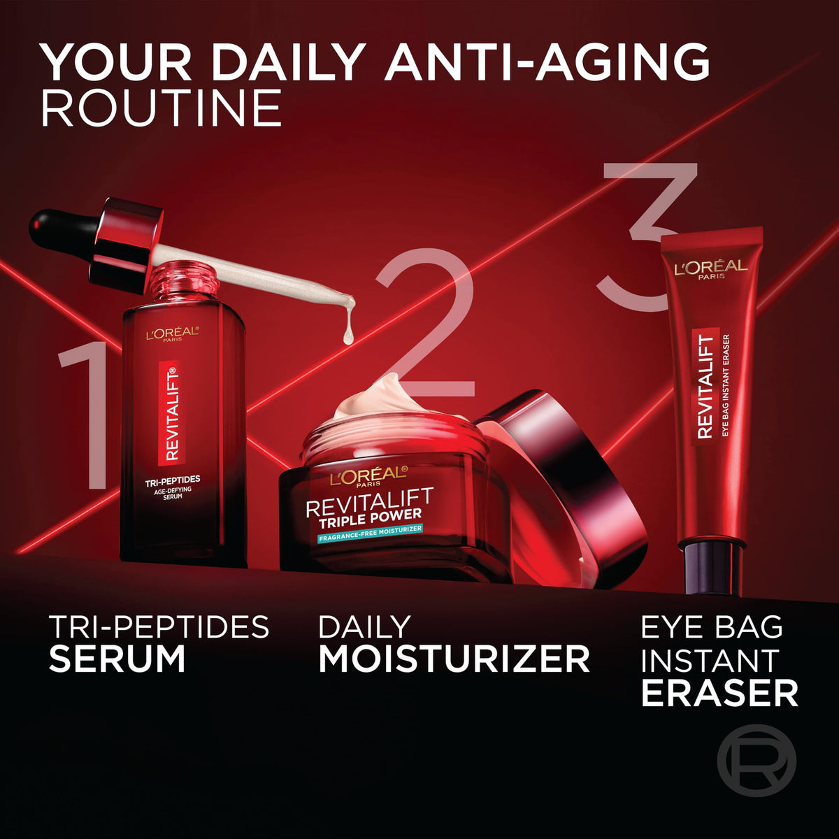 L'Oreal Paris 2.55 oz next to everyday items for scale and portability