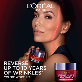 L'Oreal Paris open jar close-up showing creamy non-greasy texture for smooth application