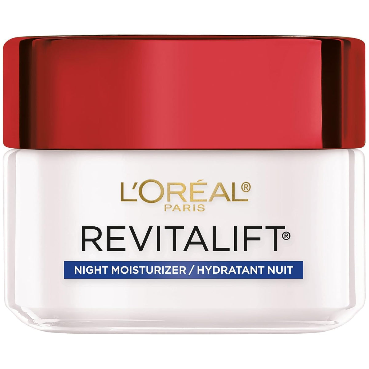 L'Oreal Paris RevitaLift creamy texture close-up illustrating fast absorption