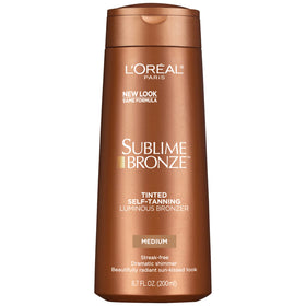 L'Oréal Paris bottle front view showing bronzer packaging and instant glow