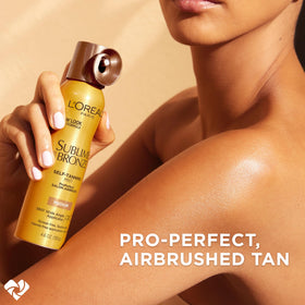 L'Oreal Paris fine mist close-up highlighting quick-dry benefit