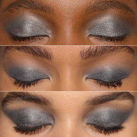 L'Oreal Paris swatch of Moonlit Metal on arm showing rich metallic payoff benefit