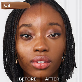L'Oreal Paris foundation blended on skin showing medium coverage and natural look