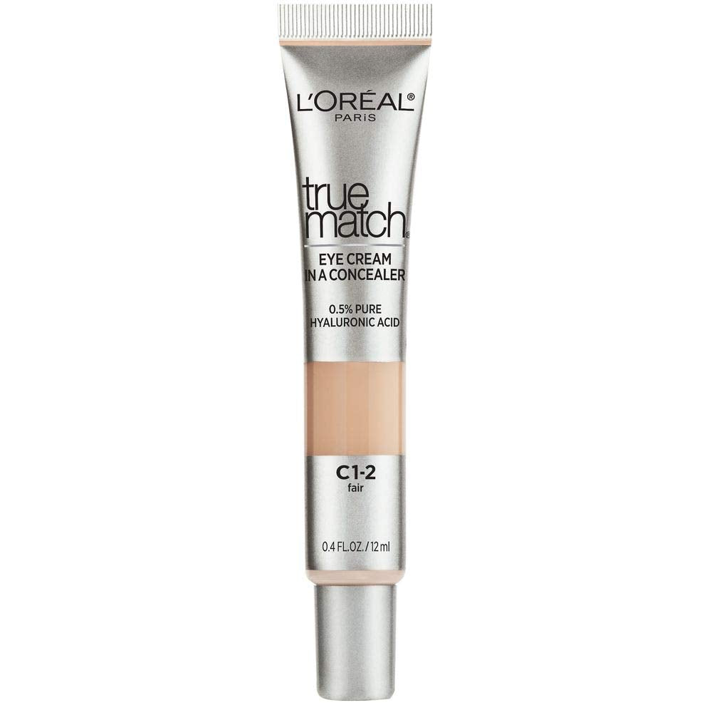 L'Oreal Paris front packaging showing shade Fair C1-2 and benefits
