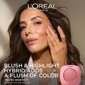 L'Oreal Paris closed compact displays sleek packaging, travel-ready convenience
