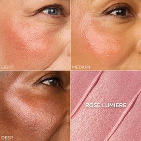 L'Oreal Paris built-in mirror detail illustrating quick on-the-go reapplication benefit