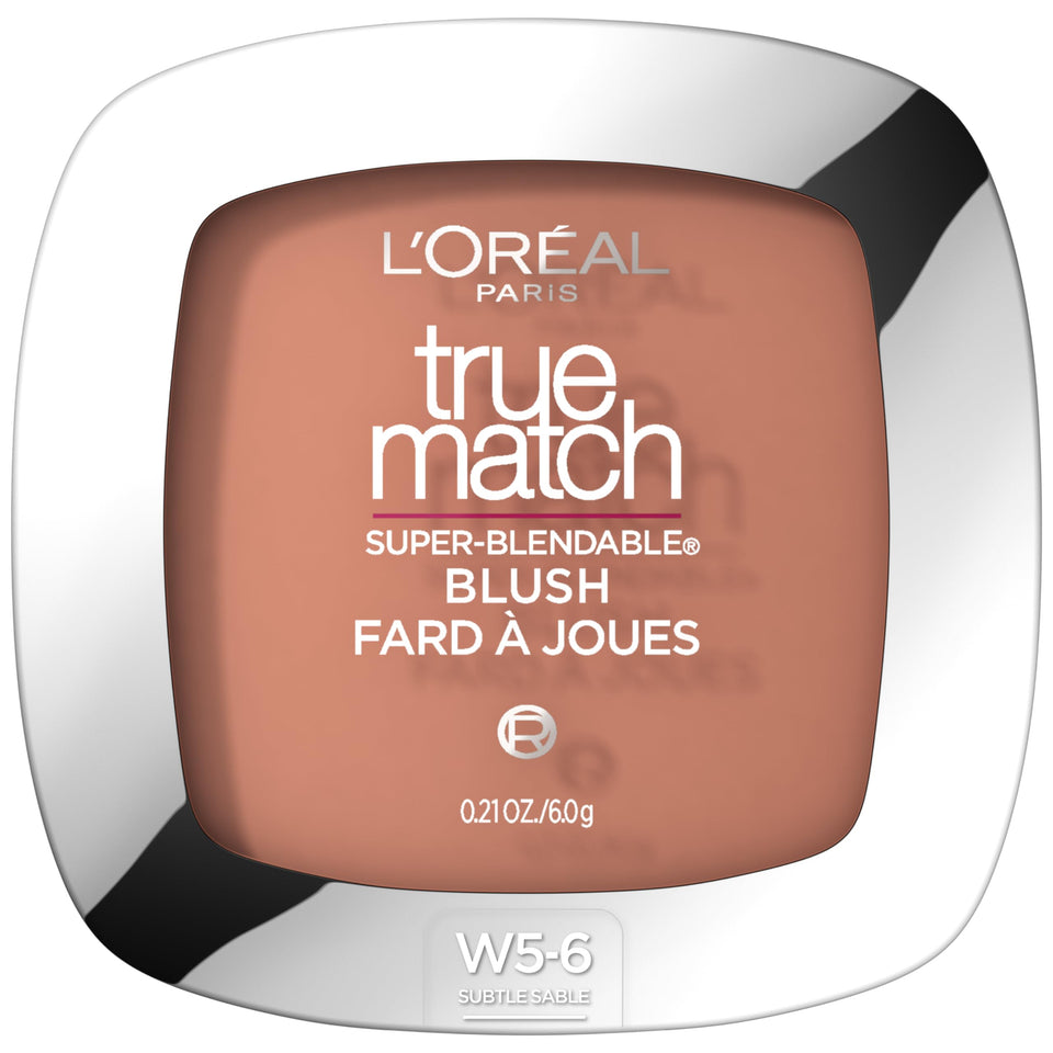 L'Oreal Paris compact front view showing shade and packaging benefits
