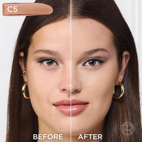 L'Oreal Paris swatch on arm demonstrating C5 match and natural look