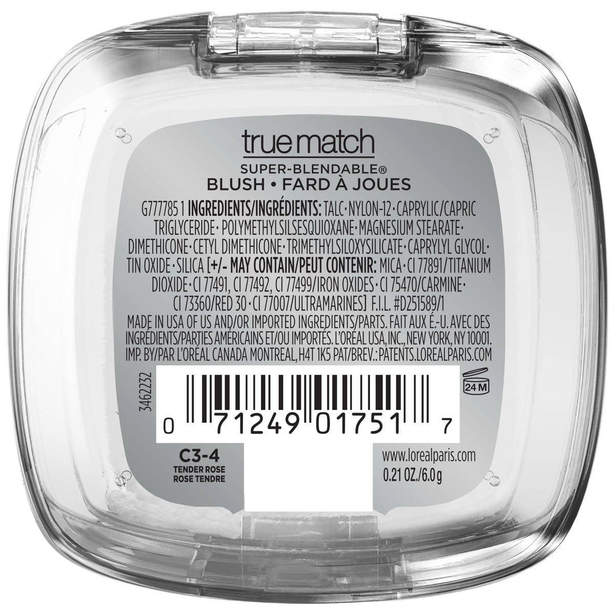 L'Oreal Paris powder blush open with mirror for on-the-go touchups benefit