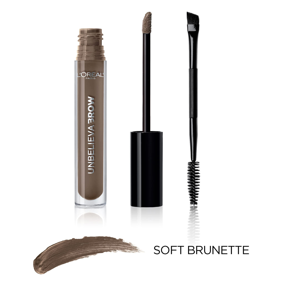 L'Oreal Paris tinted gel texture on skin showing blendable color and natural finish