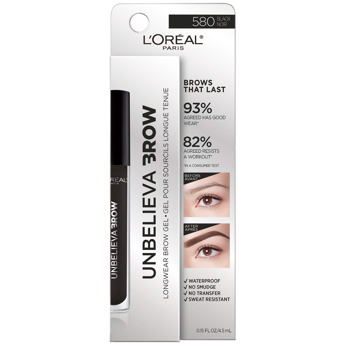 L'Oreal Paris wand close-up demonstrating precise applicator control
