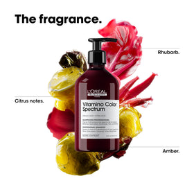 L'Oréal Professionnel ingredient close-up emphasizing performance and color-care components