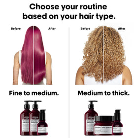 L'Oréal Professionnel in salon styling scene illustrating professional use and color maintenance