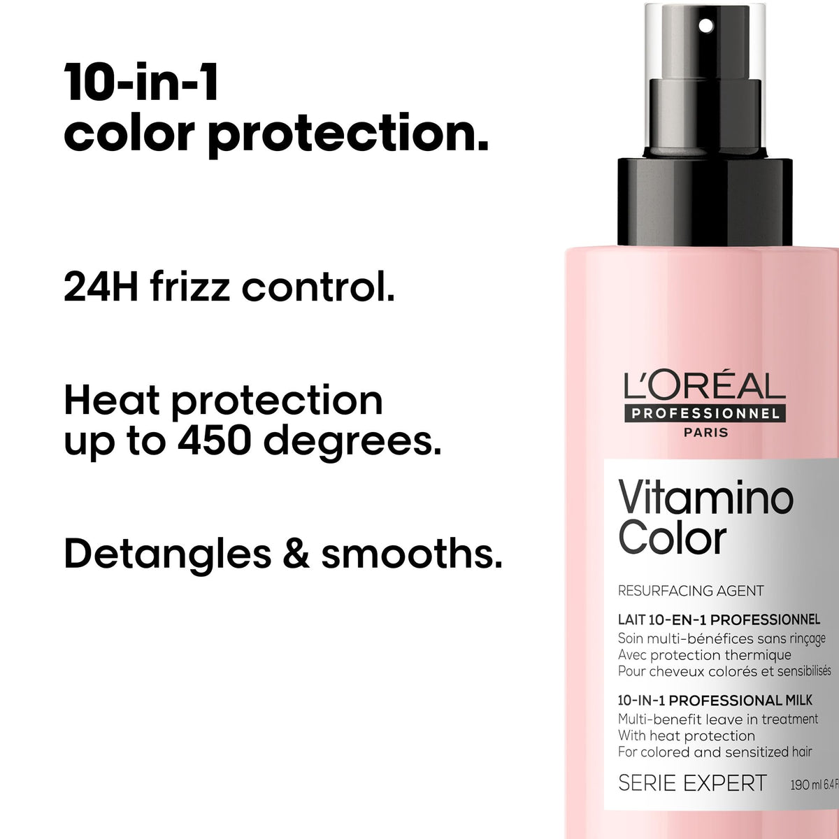 L'Oréal Professionnel mist on hair strands improving smoothness