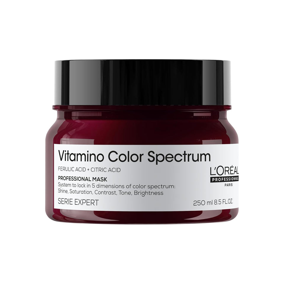 L'Oréal Professionnel Paris front packaging showing professional color mask benefits