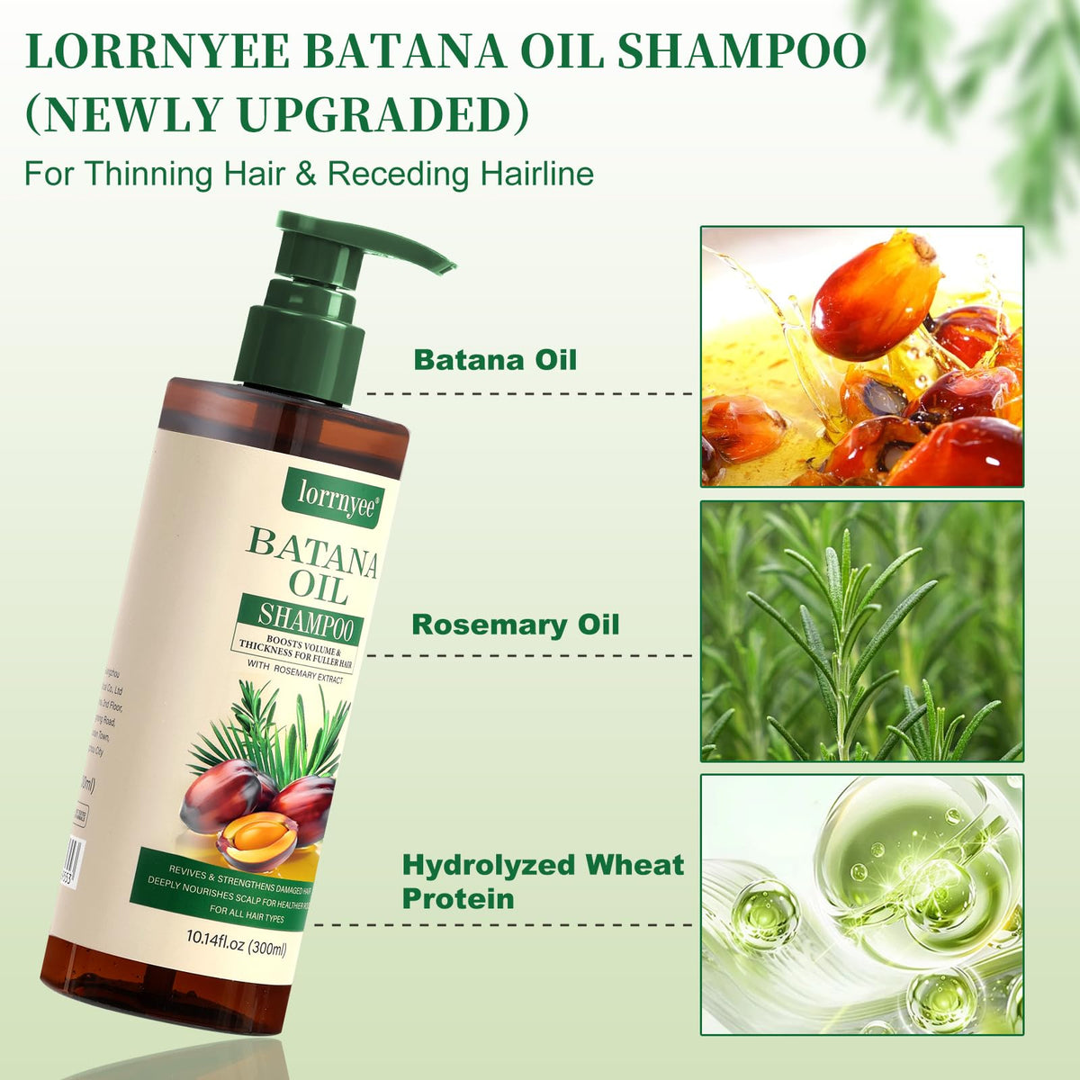 Lorrnyee batana oil ingredient drop highlighting nourishing sealing benefit