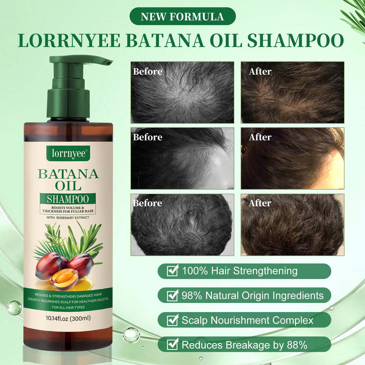 Lorrnyee creamy foam texture in hand for gentle, effective cleansing