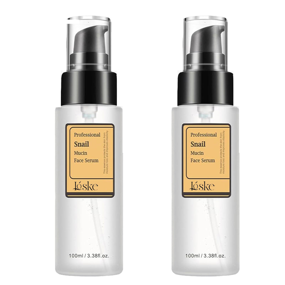 Loske front bottle view showing clean packaging and easy pump for daily use