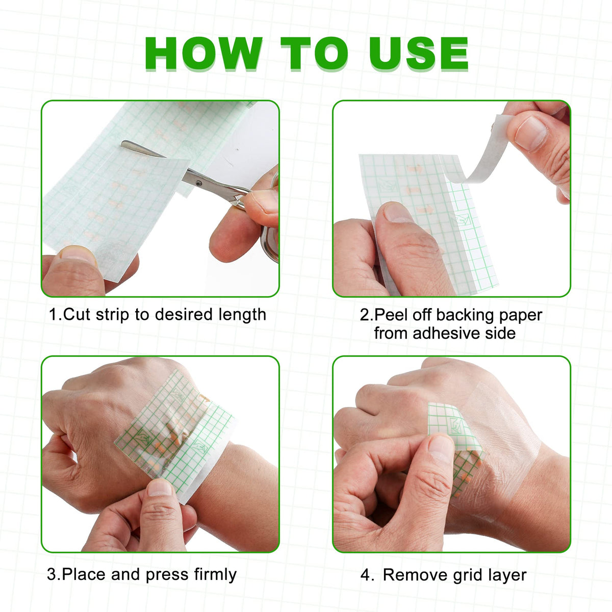 Detailed view of LotFancy adhesive edge showing secure waterproof seal and gentle adhesion