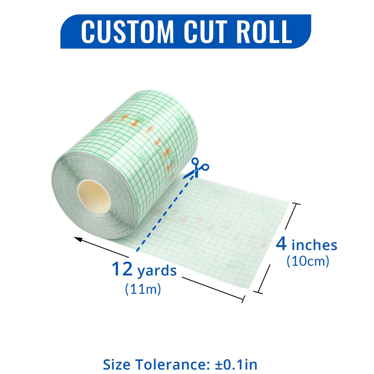 LotFancy film applied over a forearm tattoo demonstrating secure, transparent coverage and monitoring