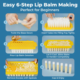 LotFancy precision-fit filling tray holding tubes upright to reduce spills and speed filling