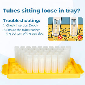 LotFancy tubes filled with solid perfume and lip balm showing versatile cosmetic uses