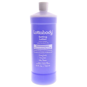 Lottabody front bottle view showing label and large 32 oz size for long-lasting use