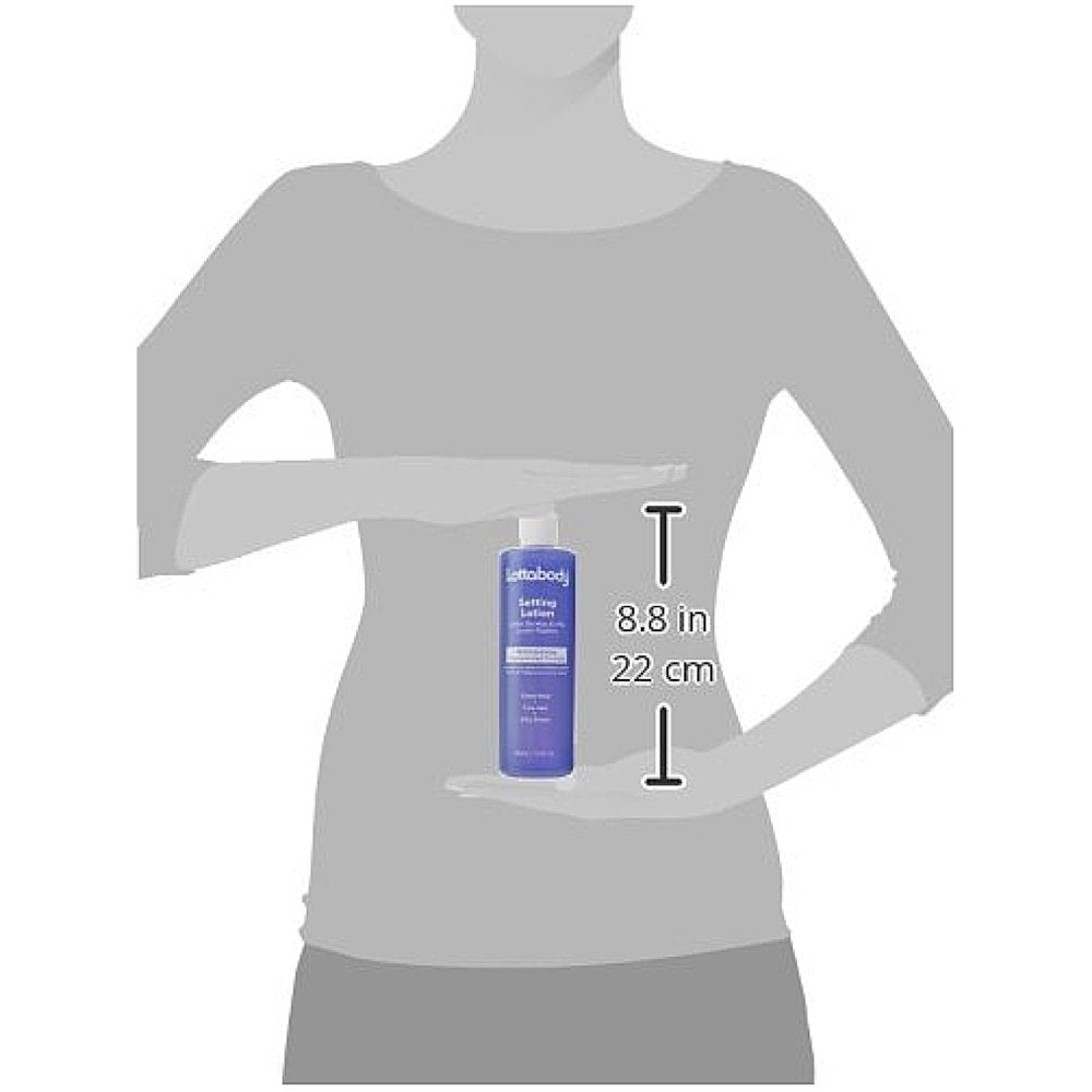 Lottabody being applied during salon wet set delivering firm hold and added body