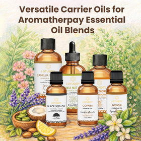 LOTUSJOY oil smoothed through hair ends to reduce frizz and add shine