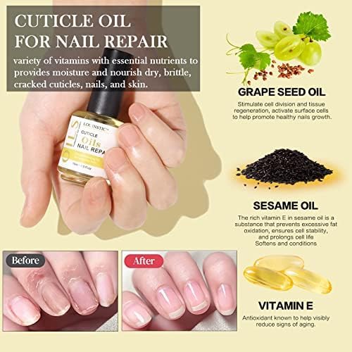 LOUINSTIC applying remover to nail demonstrating quick polish lifting