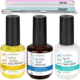 LOUINSTIC front packaging showing full 3-in-1 kit and brand name benefits