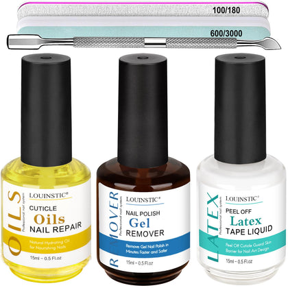 LOUINSTIC front packaging showing full 3-in-1 kit and brand name benefits