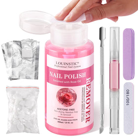 LOUINSTIC front packaging with press pump showing product benefit of easy dispensing