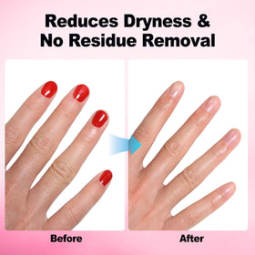 LOUINSTIC soak-off gel removal process with foil wraps for safe removal